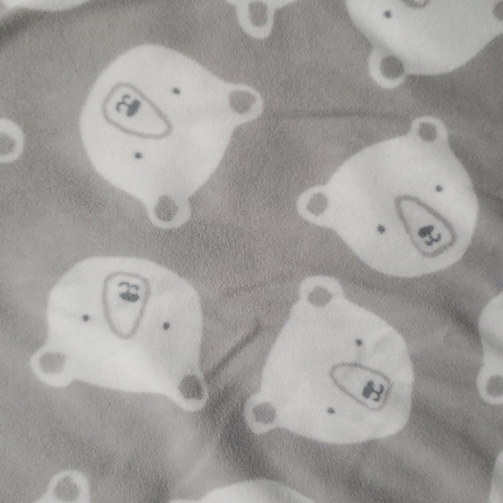 Bundle of 2 VGUC Carter's Fleece Sleep Sacks Wearable Blankets Size 3-6 Months - Picture 6 of 9